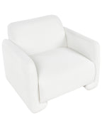 Armchair SALAND Fabric White