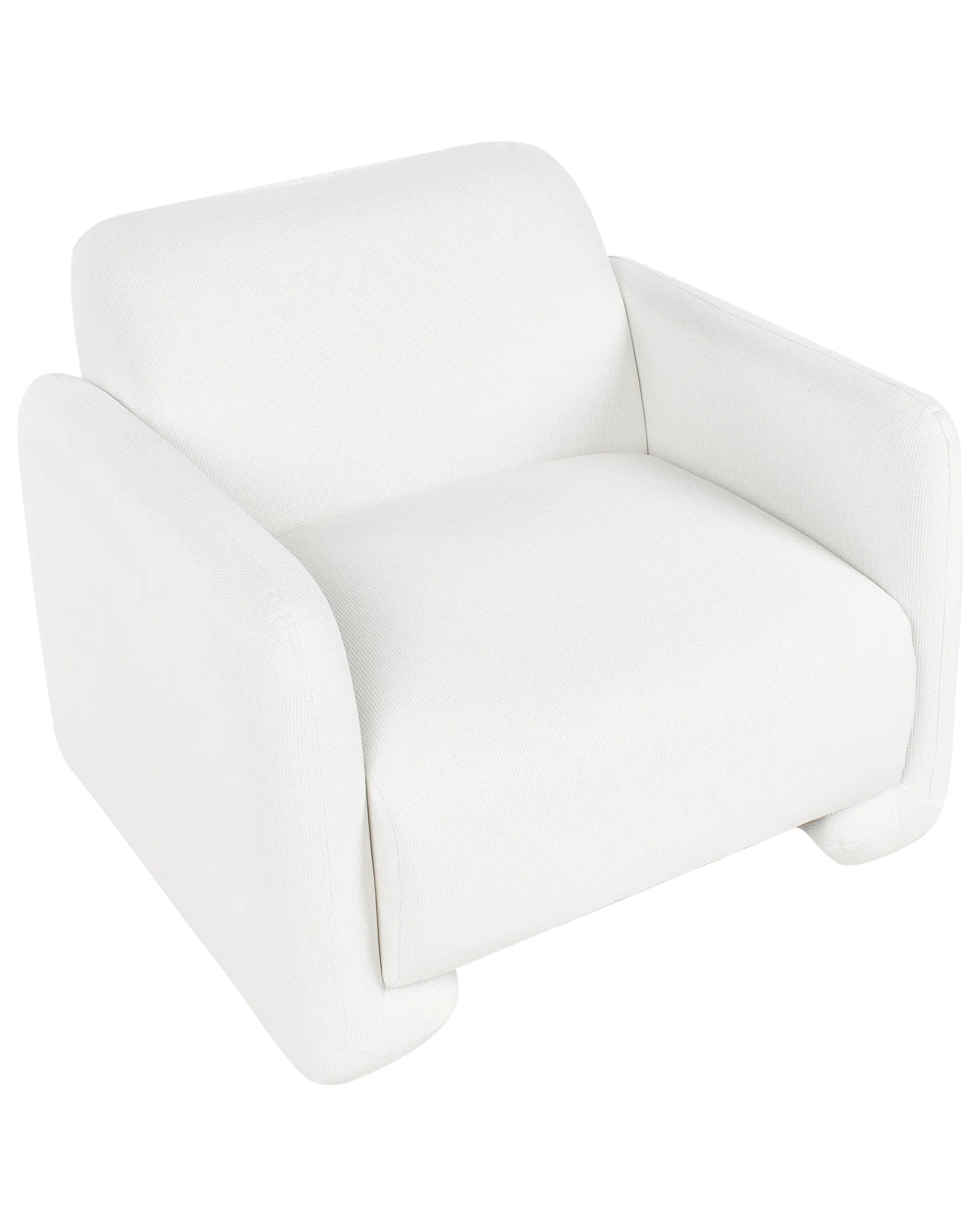 Armchair SALAND Fabric White
