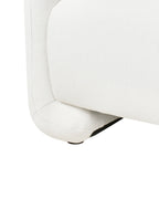 Armchair SALAND Fabric White