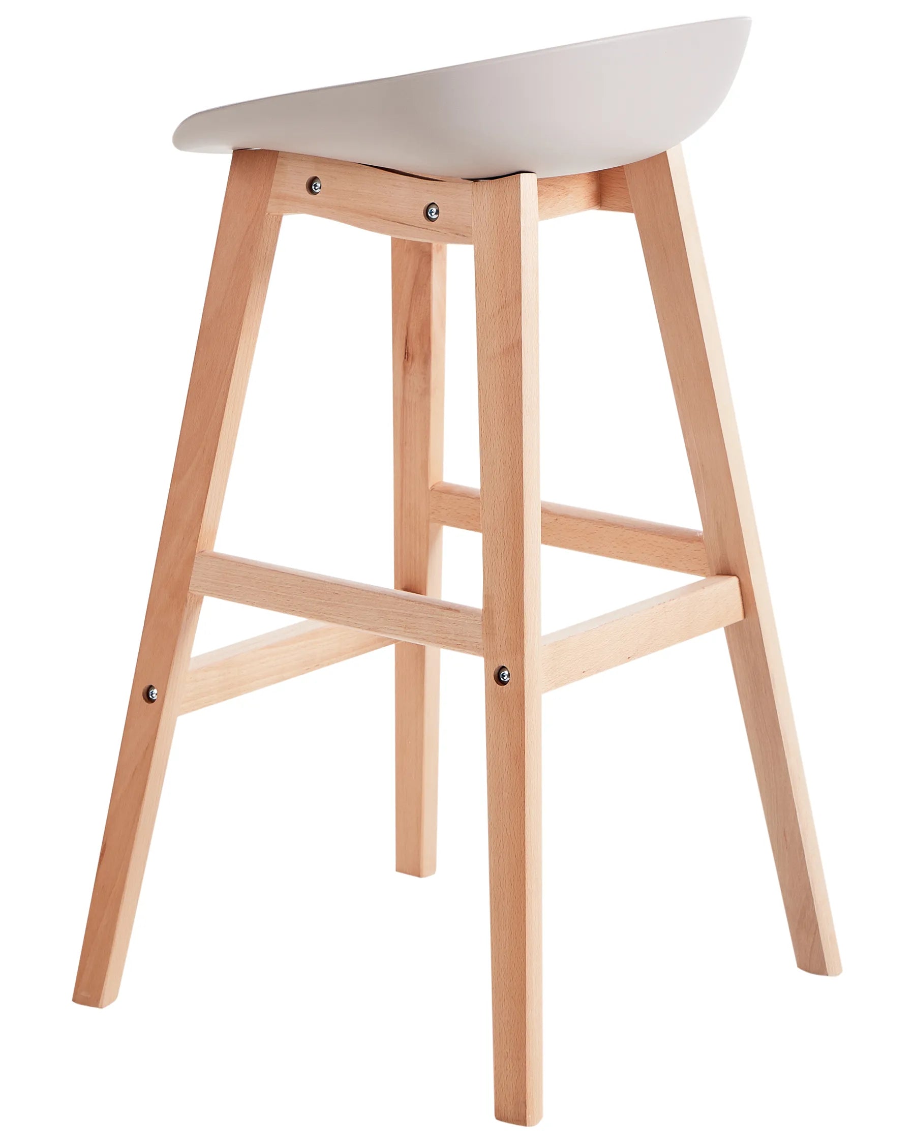 Set of 2 Bar Chairs MICCO Taupe