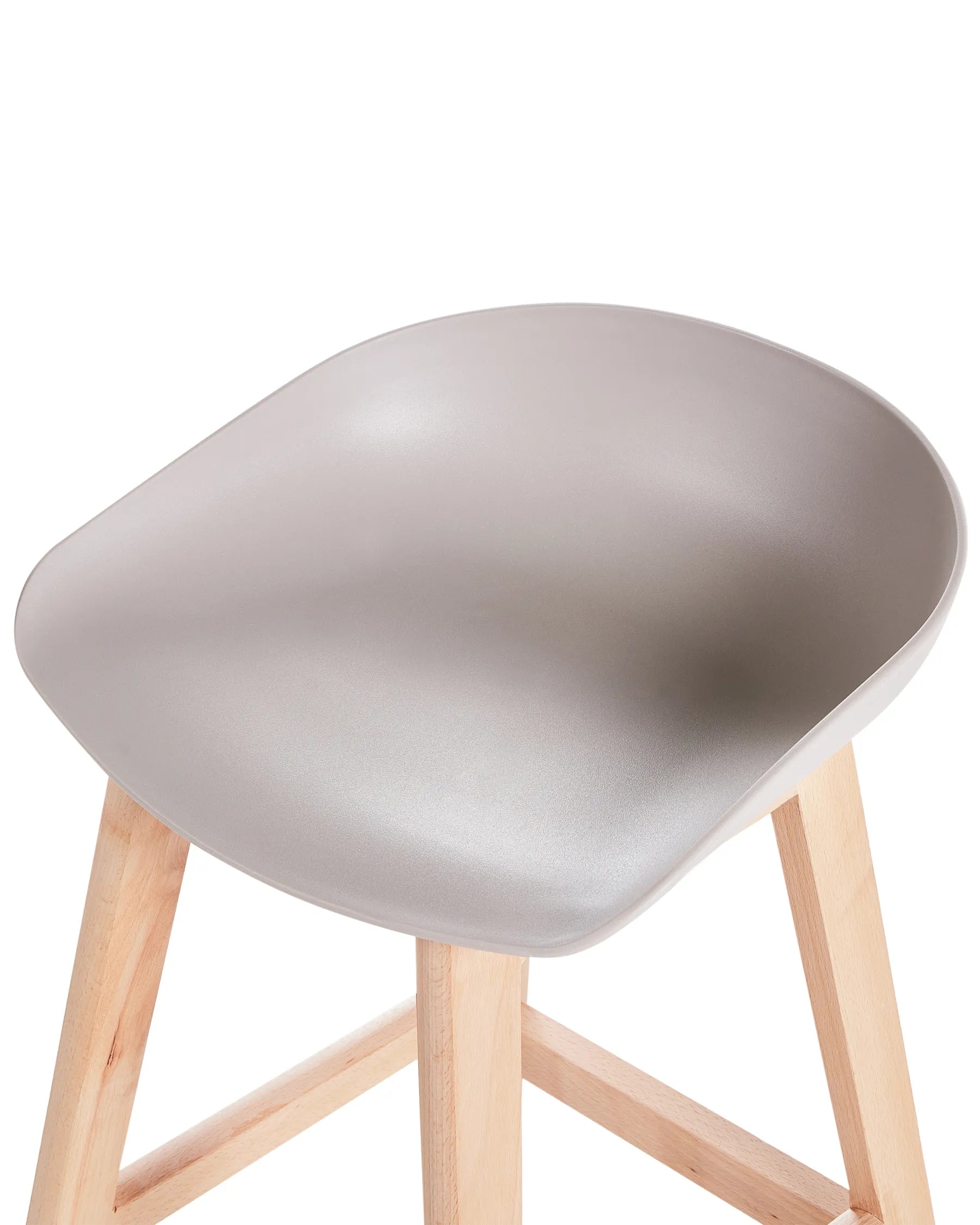 Set of 2 Bar Chairs MICCO Taupe
