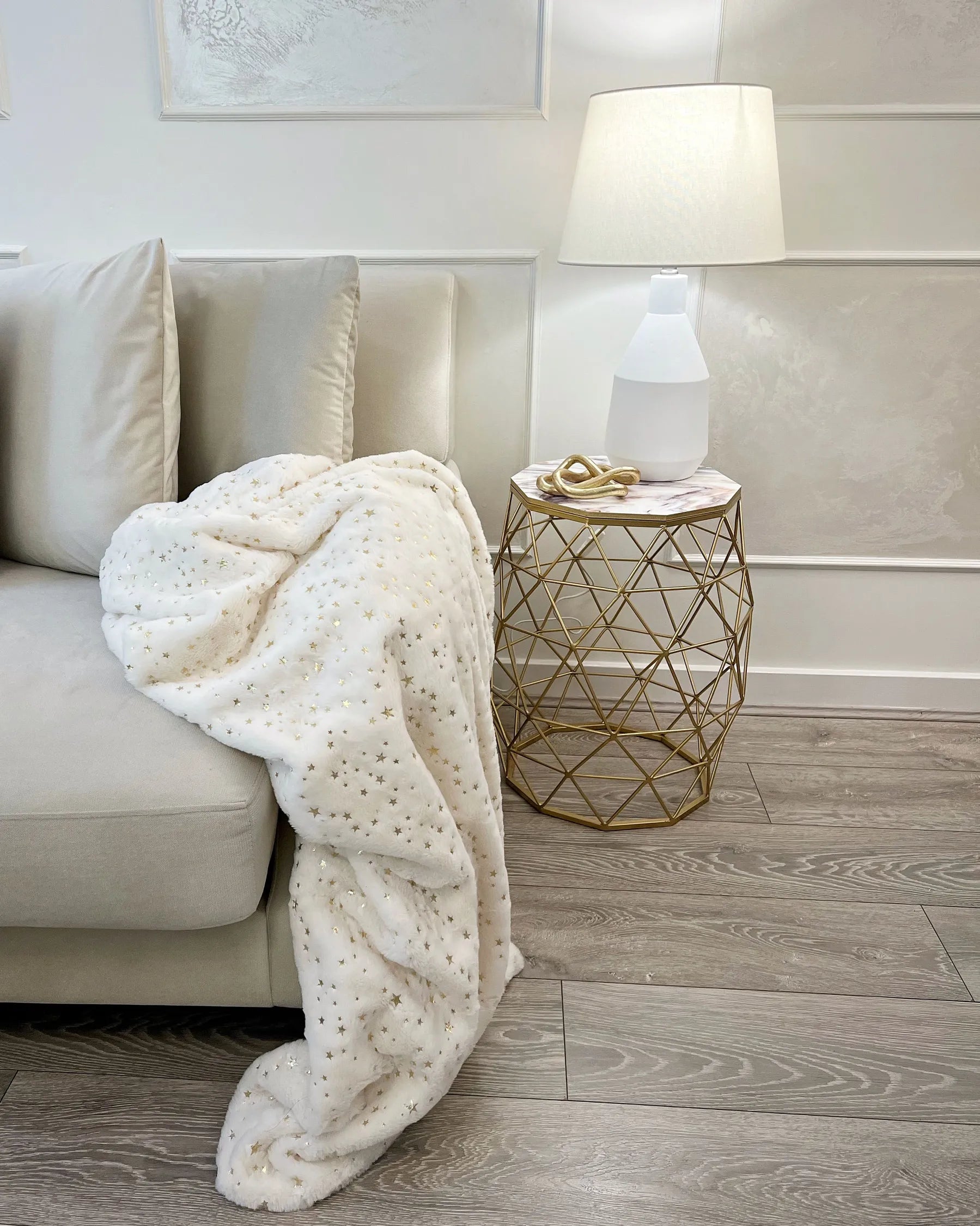 Side Table HALSEY Gold
