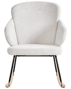 Rocking Chair VIKEN Fabric Off-White