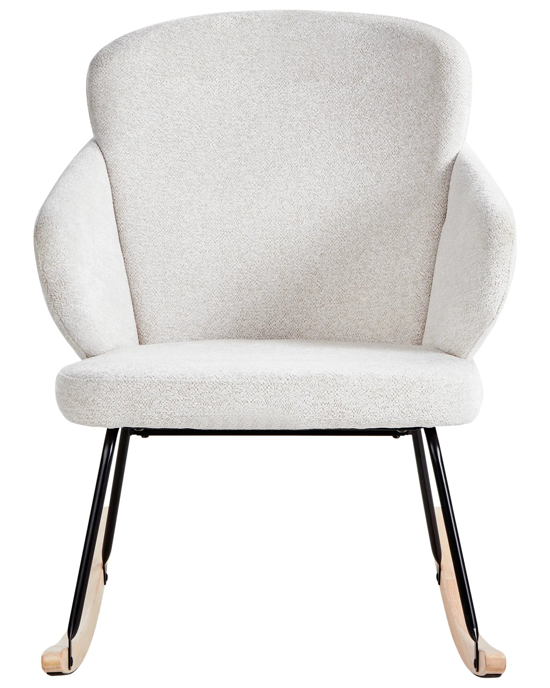 Rocking Chair VIKEN Fabric Off-White
