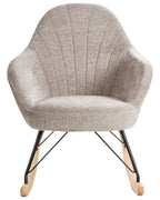 Rocking Chair SKALE Fabric Taupe