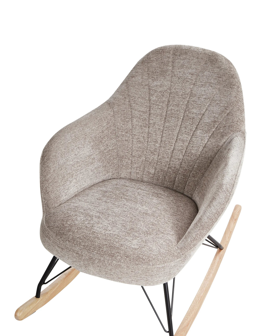 Rocking Chair SKALE Fabric Taupe