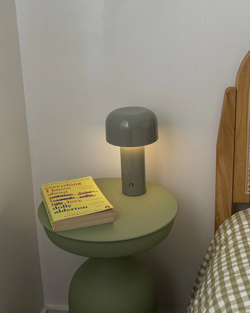 Side Table TENJO Metal Light Green