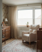 Recliner Chair ROYSTON with Footrest Fabric Beige