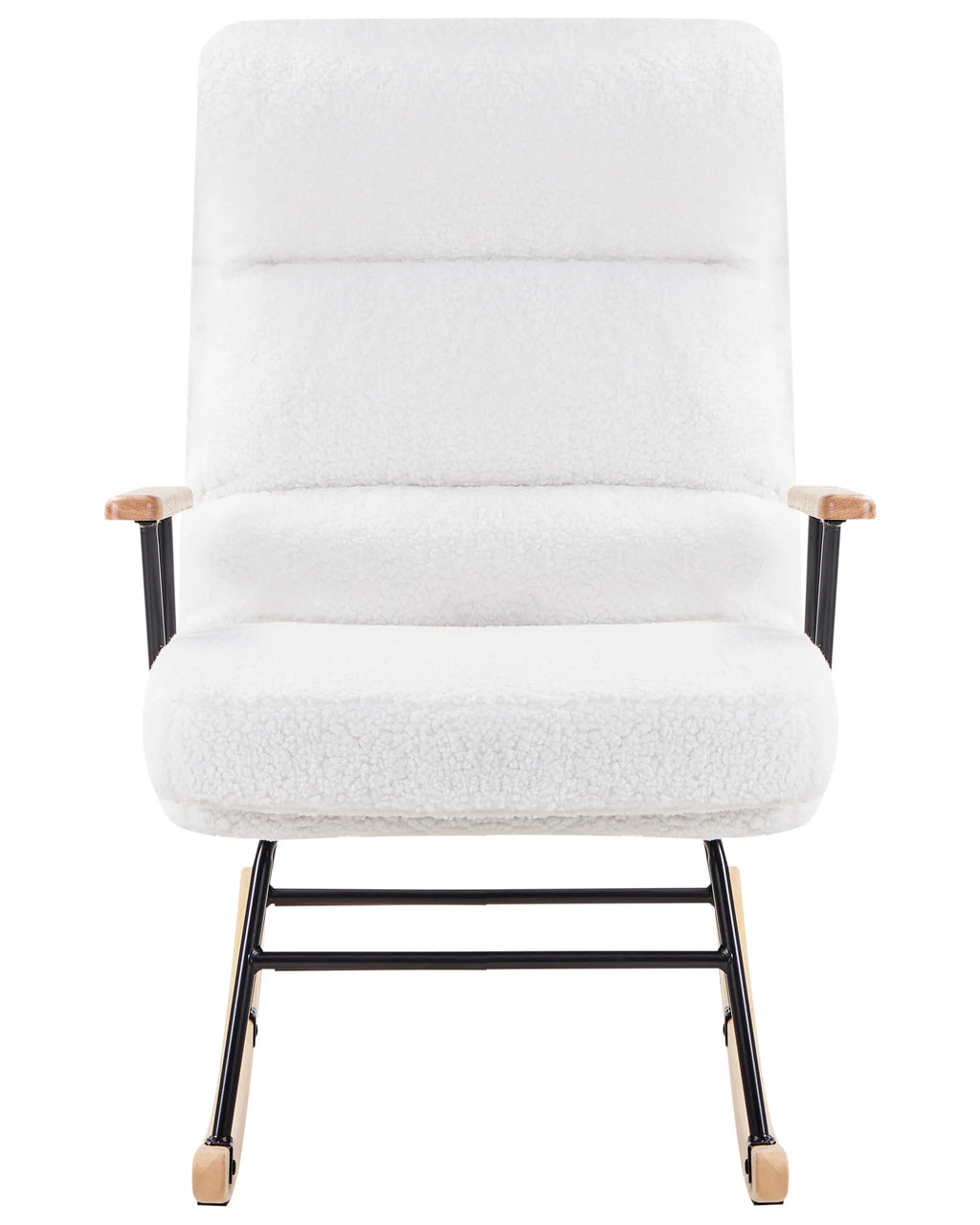 Rocking Chair ESKELIN Reclining Boucle Off-White