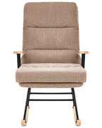 Rocking Chair ESKELIN Reclining Boucle Beige