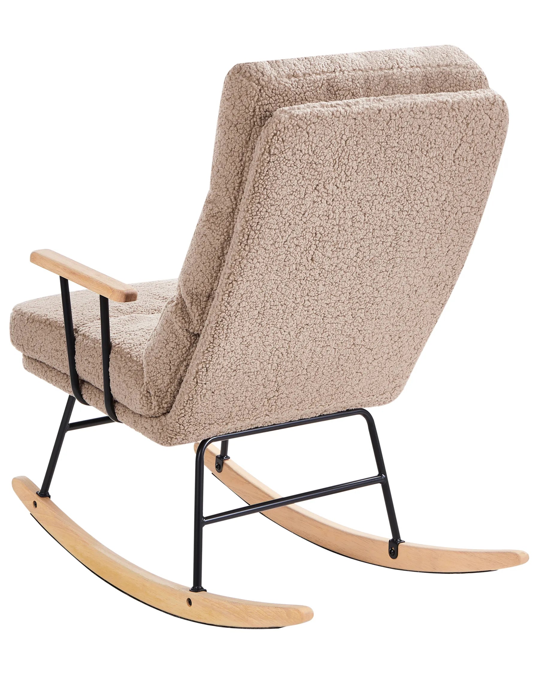 Rocking Chair ESKELIN Reclining Boucle Beige