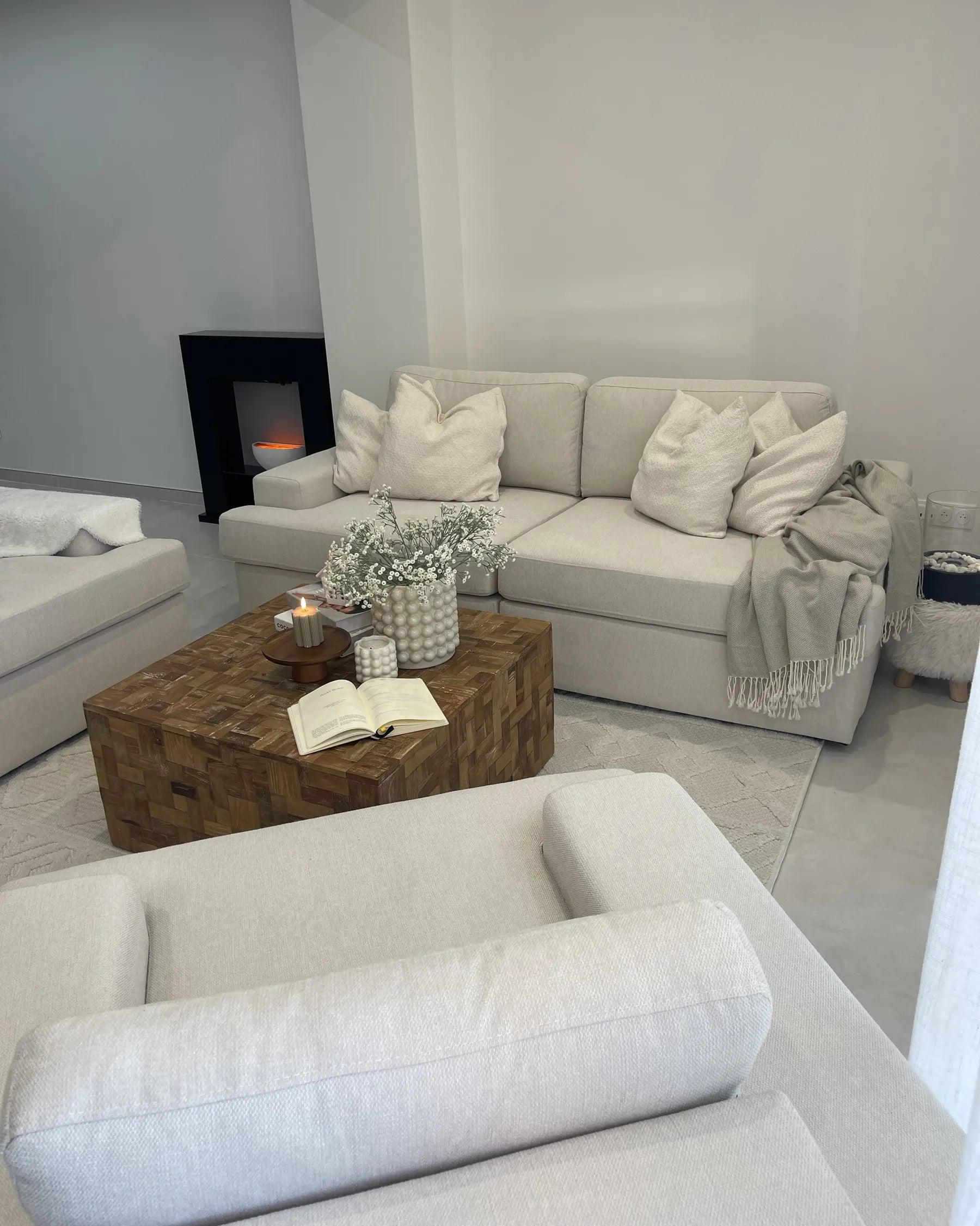 Armchair ALLA Fabric Light Beige