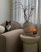 Armchair ELLEDE Boucle Light Brown