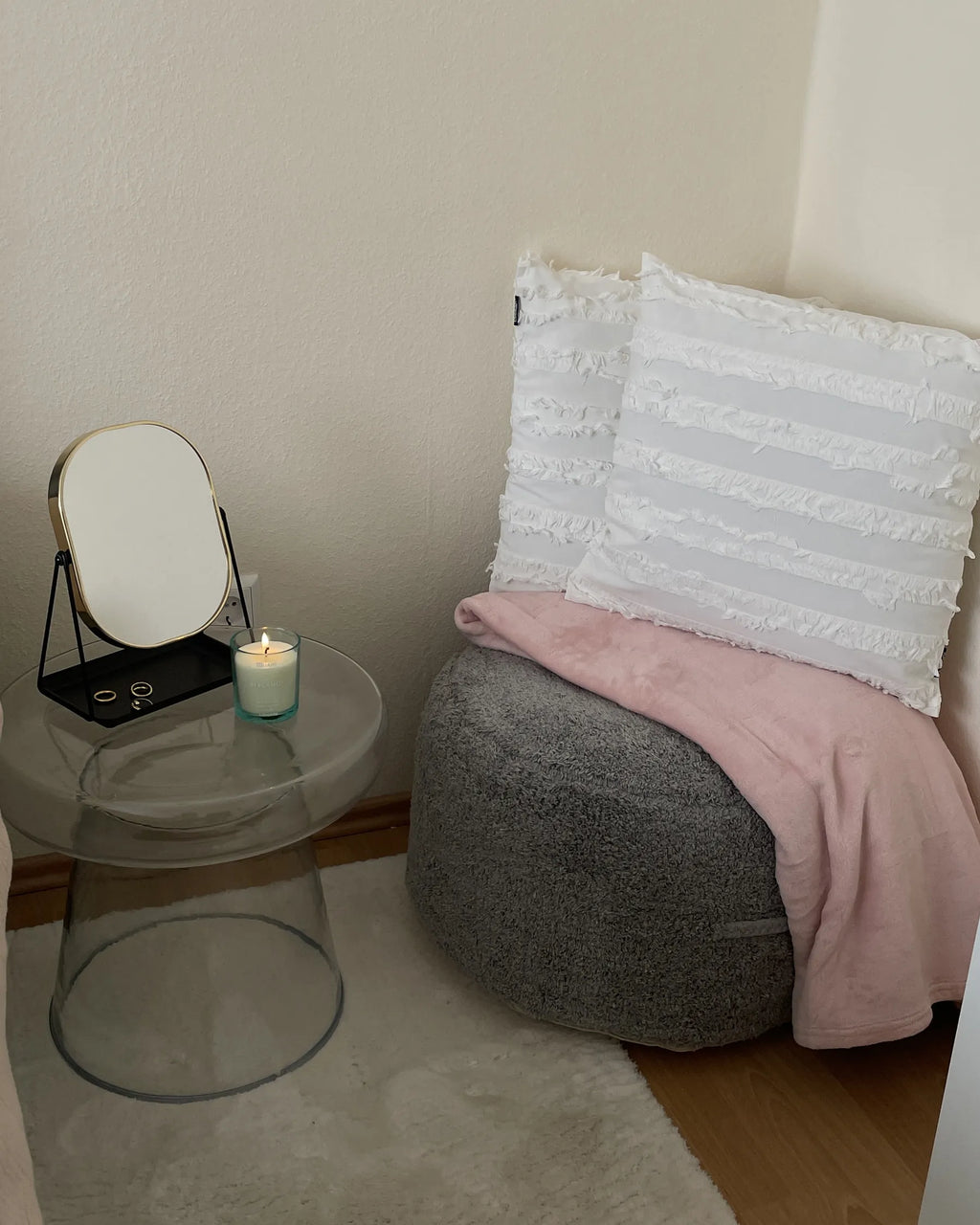Side Table CALDERA Glass Transparent