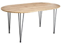 Dining Table CAVELL Light Brown 160 cm 90 cm