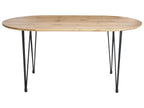 Dining Table CAVELL Light Brown 160 cm 90 cm