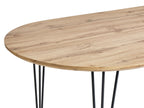 Dining Table CAVELL Light Brown 160 cm 90 cm