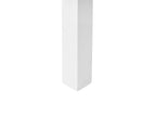 Dining Table BARLEE White 120 cm 75 cm Poplar Wood