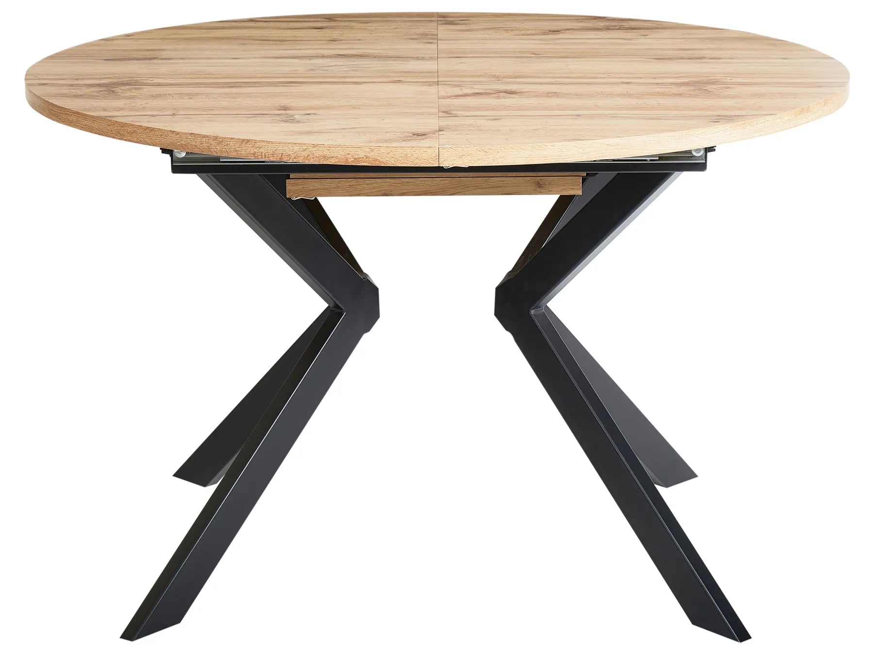 Extending Dining Table CARLEA Light Brown 120/160 cm 120 cm