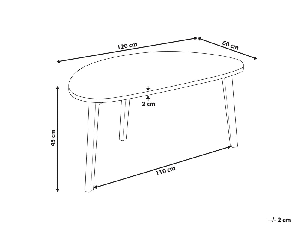 Coffee Table FLY White