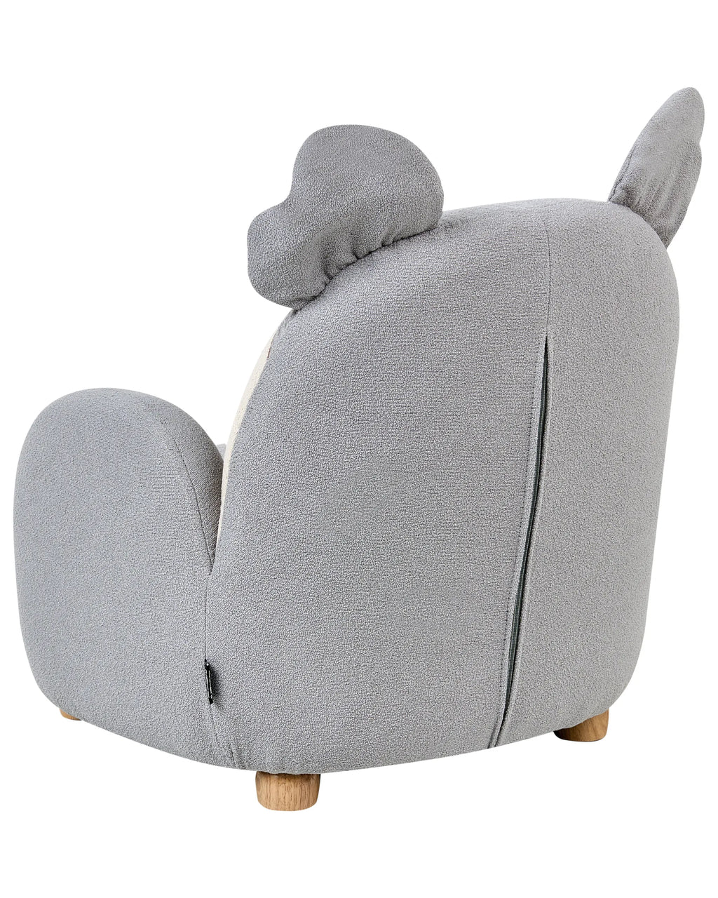 Kids Armchair Koala HERVIK Fabric Grey