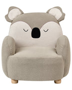 Kids Armchair Koala HERVIK Fabric Taupe