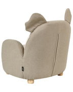 Kids Armchair Koala HERVIK Fabric Taupe