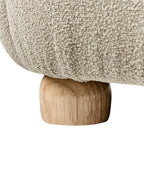Kids Armchair Koala HERVIK Fabric Taupe