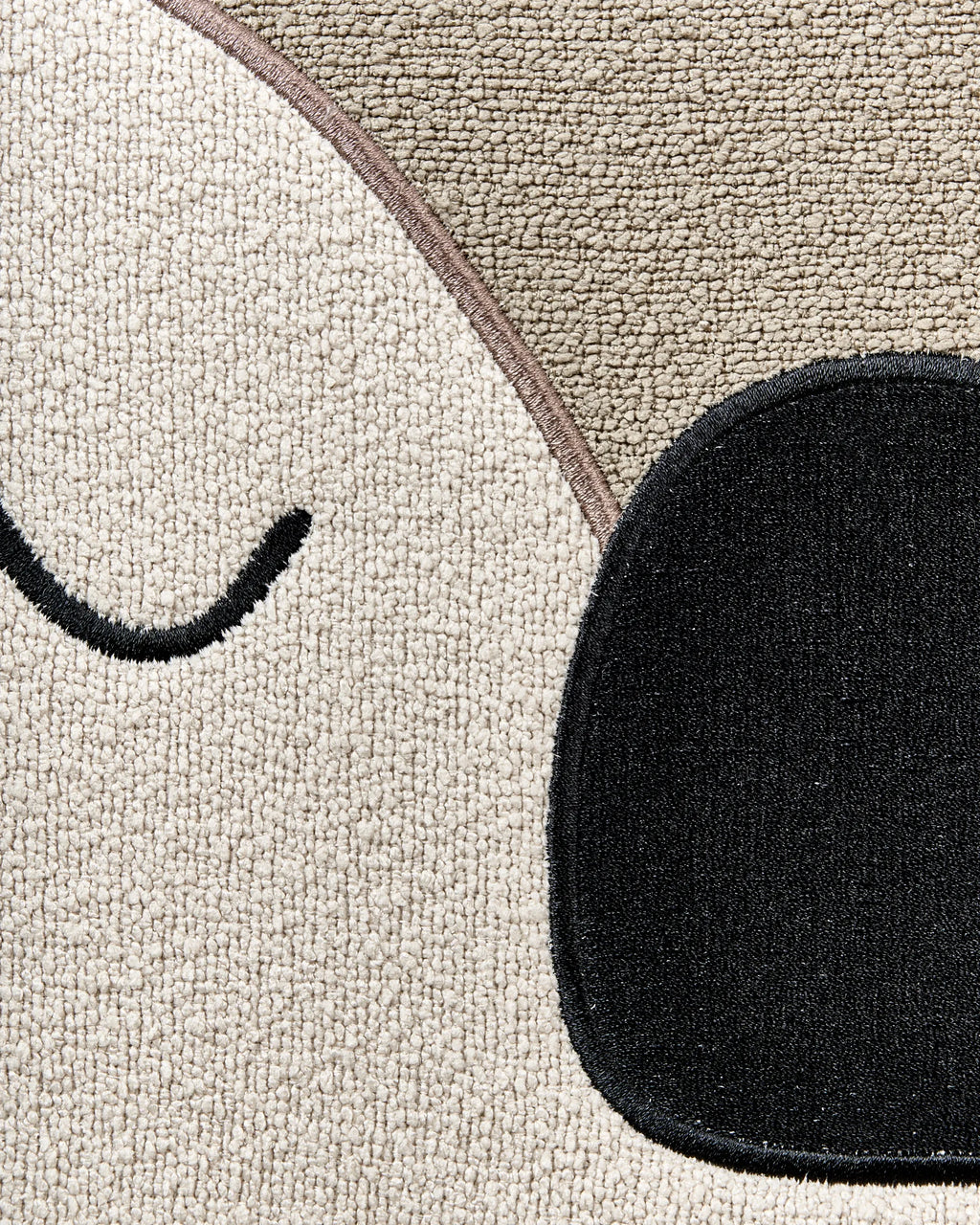Kids Armchair Koala HERVIK Fabric Taupe