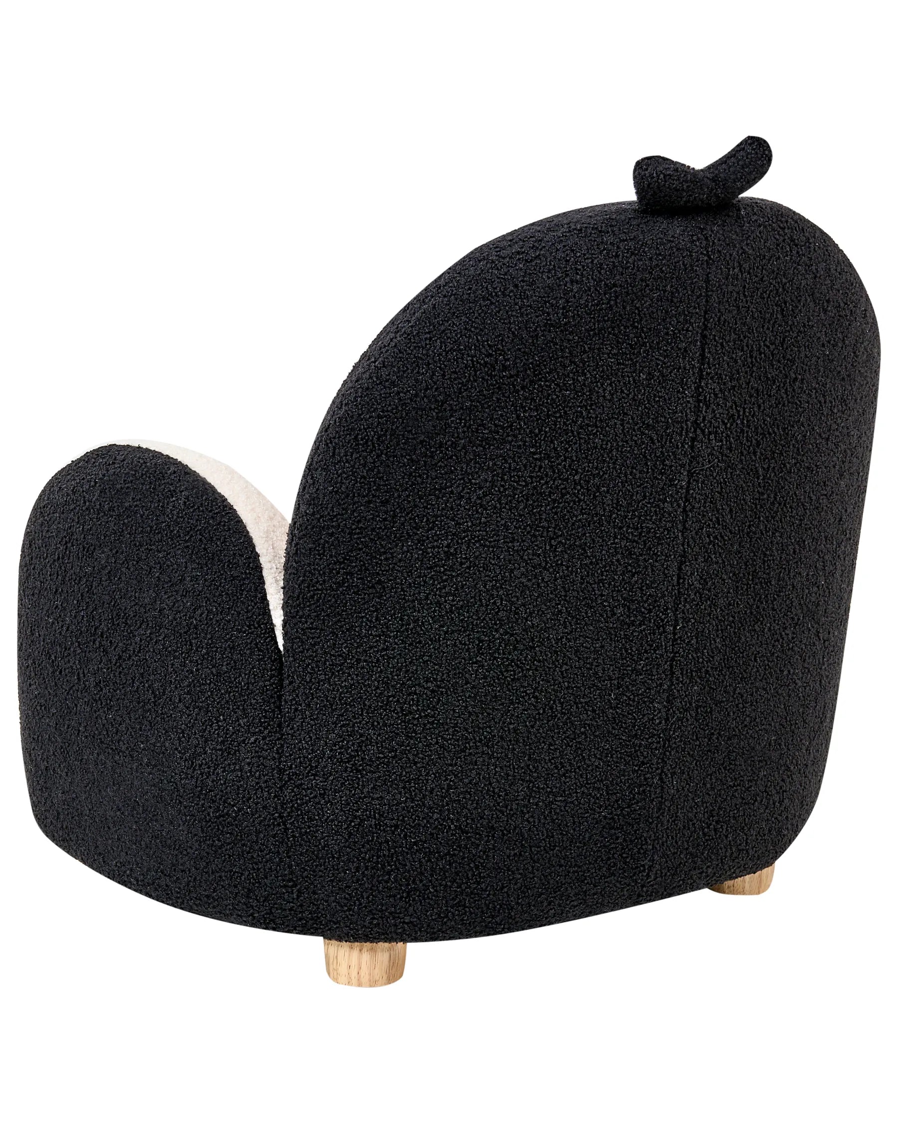 Kids Armchair Penguin FYN Boucle Black