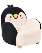 Kids Armchair Penguin FYN Boucle Black
