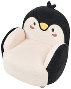 Kids Armchair Penguin FYN Boucle Black