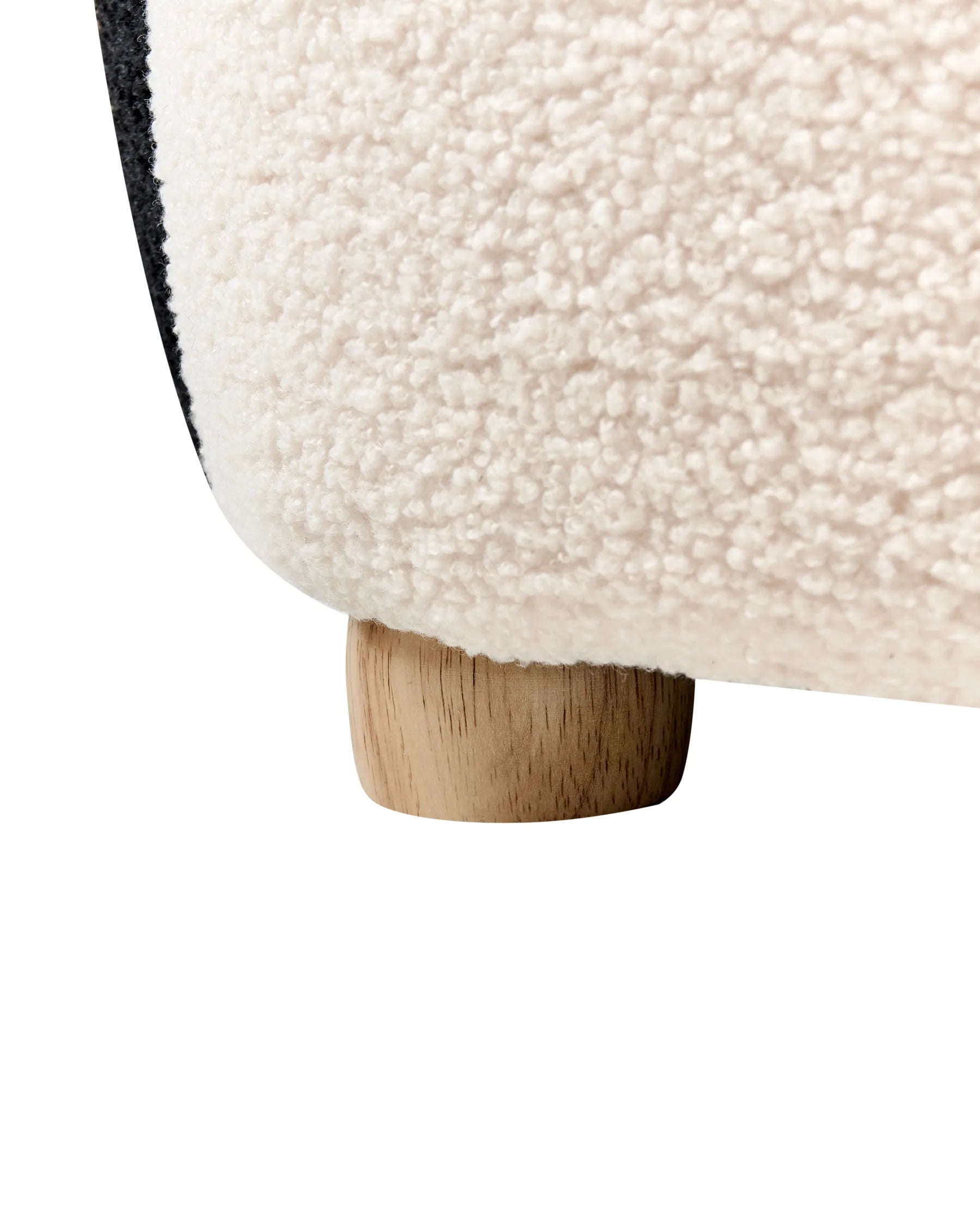 Kids Armchair Penguin FYN Boucle Black