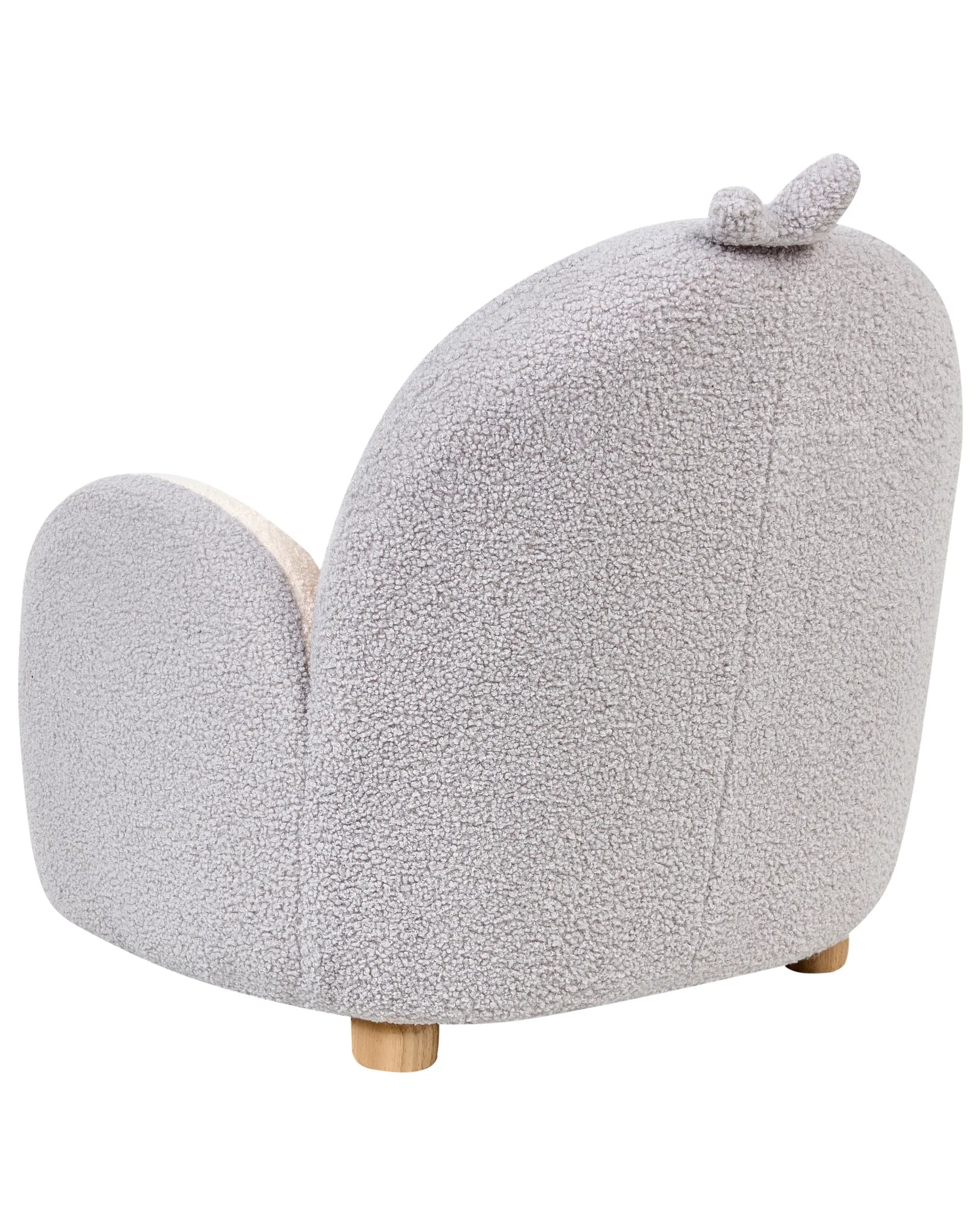Kids Armchair Penguin FYN Boucle Grey
