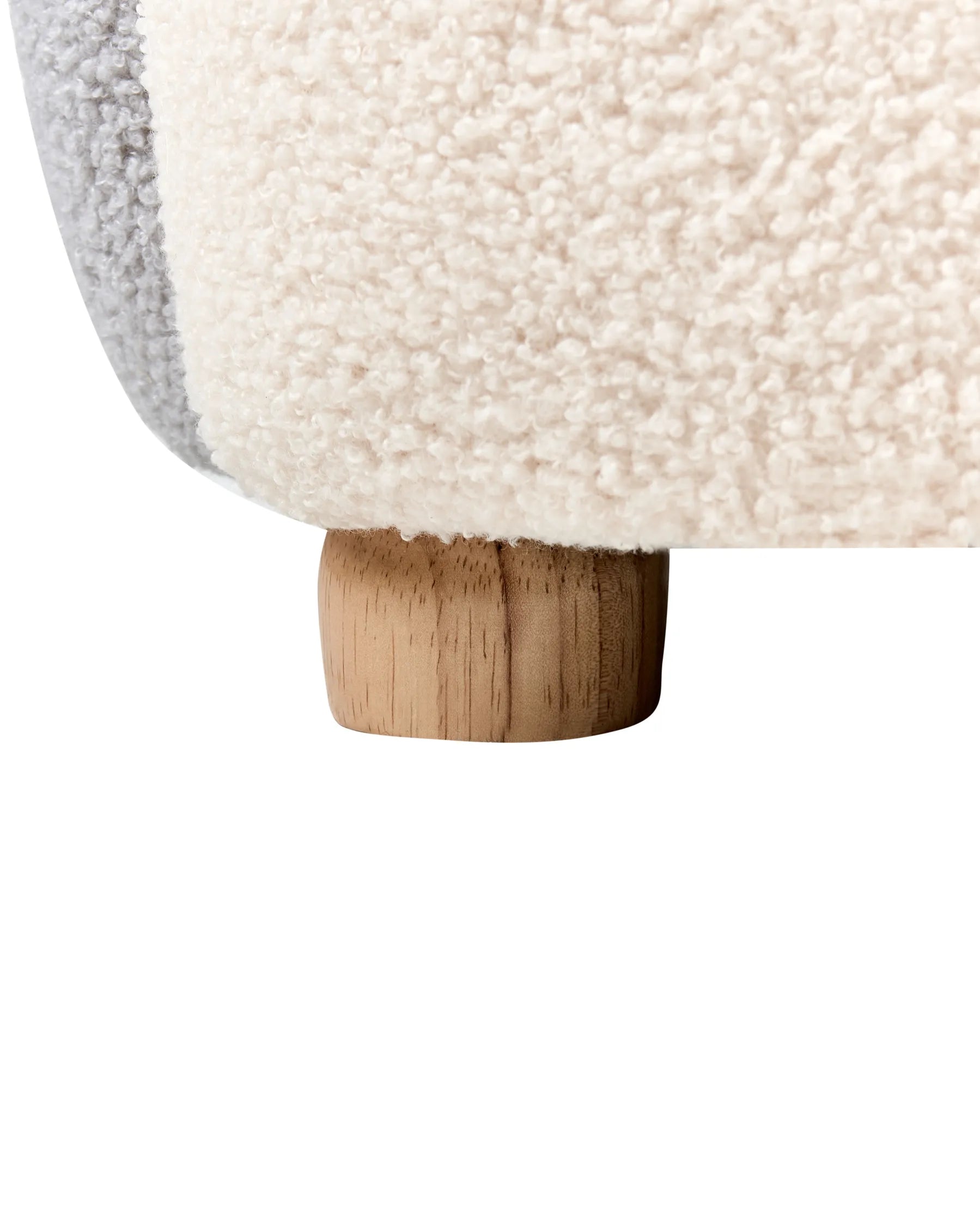 Kids Armchair Penguin FYN Boucle Grey