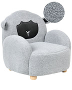 Kids Armchair Sheep ULA Boucle Grey