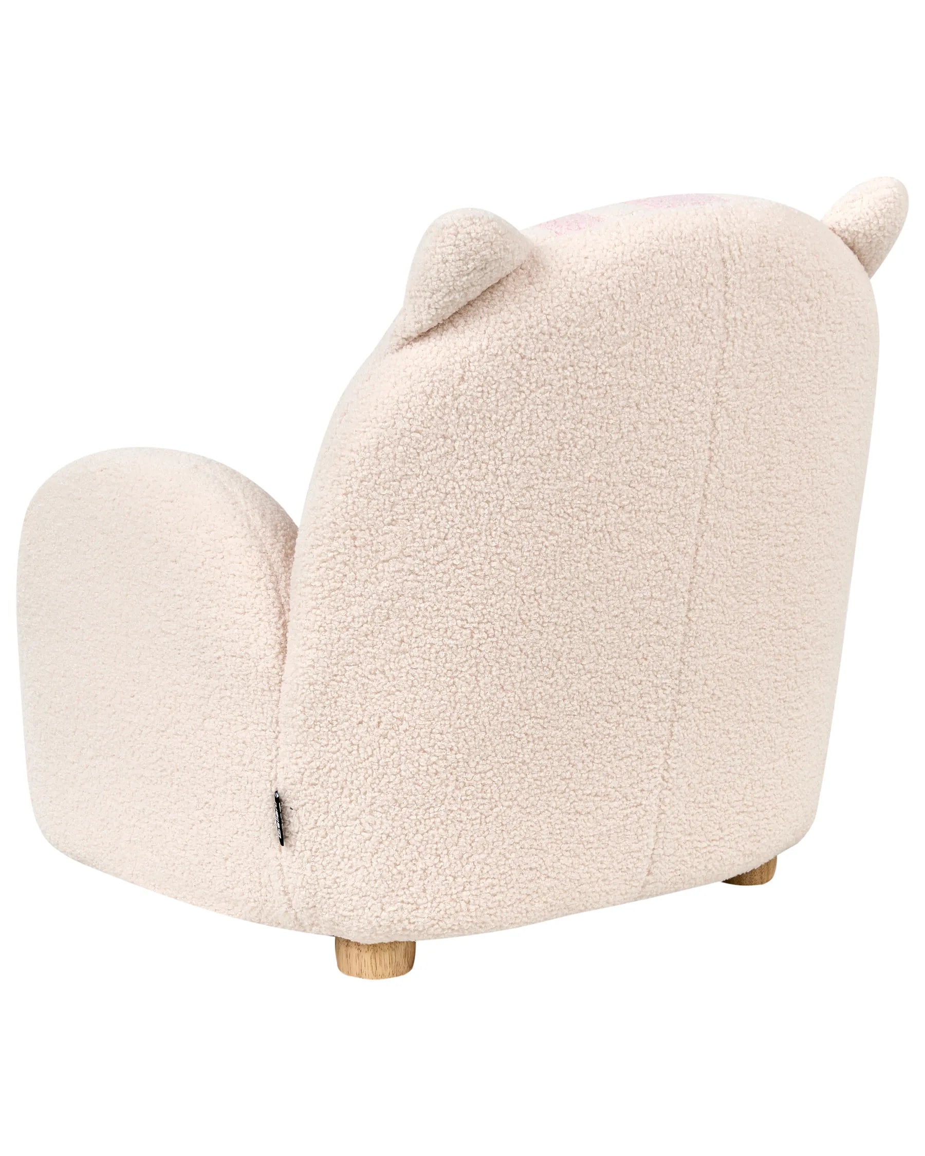 Kids Armchair Cat ZOAR Boucle Off-White