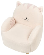 Kids Armchair Cat ZOAR Boucle Off-White