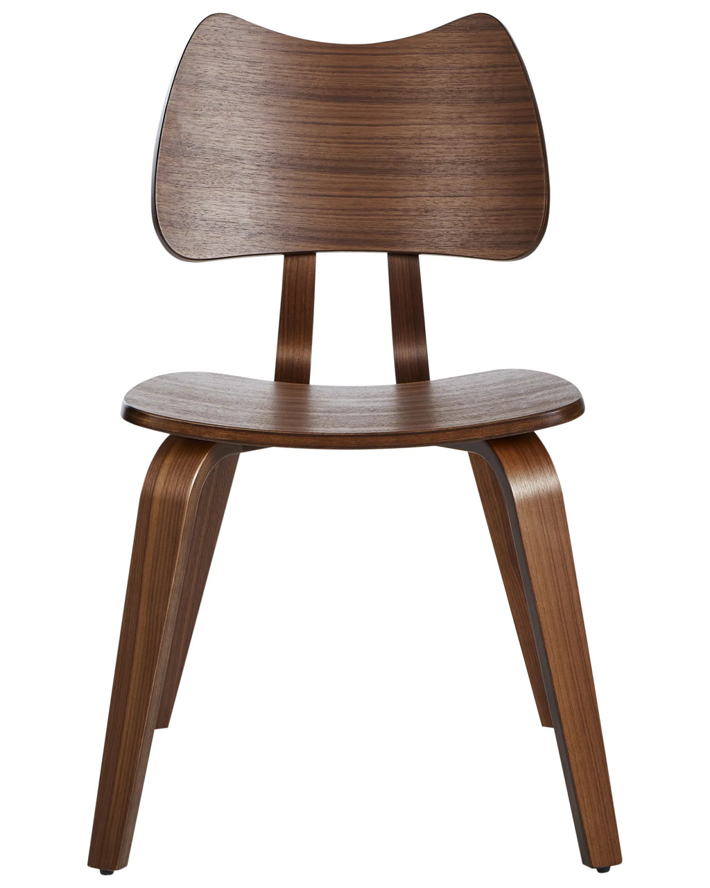 Set of 2 Dining Chairs DIANA Wood Brown