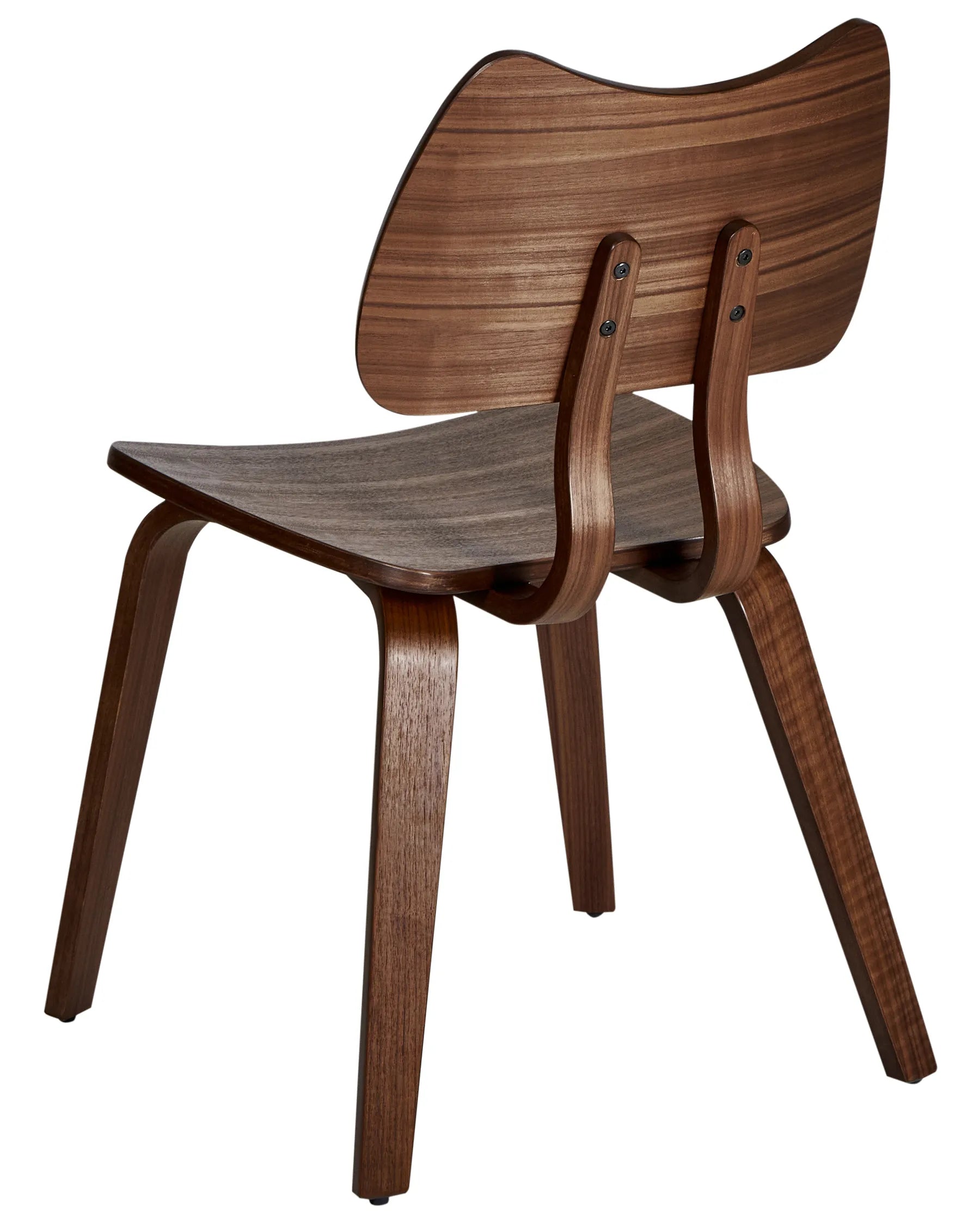 Set of 2 Dining Chairs DIANA Wood Brown