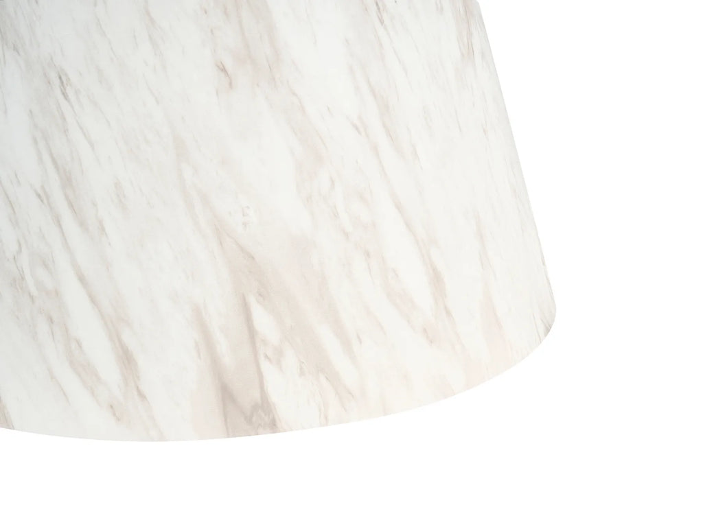 Dining Table MERE White Marble 120 cm 120 cm