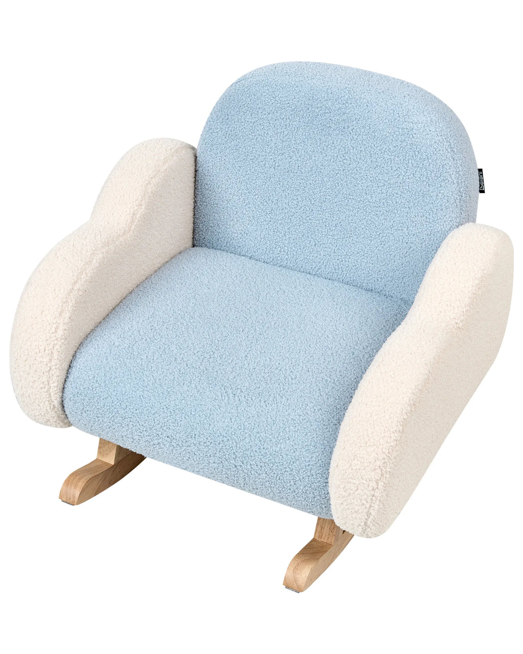 Kids Rocking Chair Cloud SKARE Boucle Light Blue