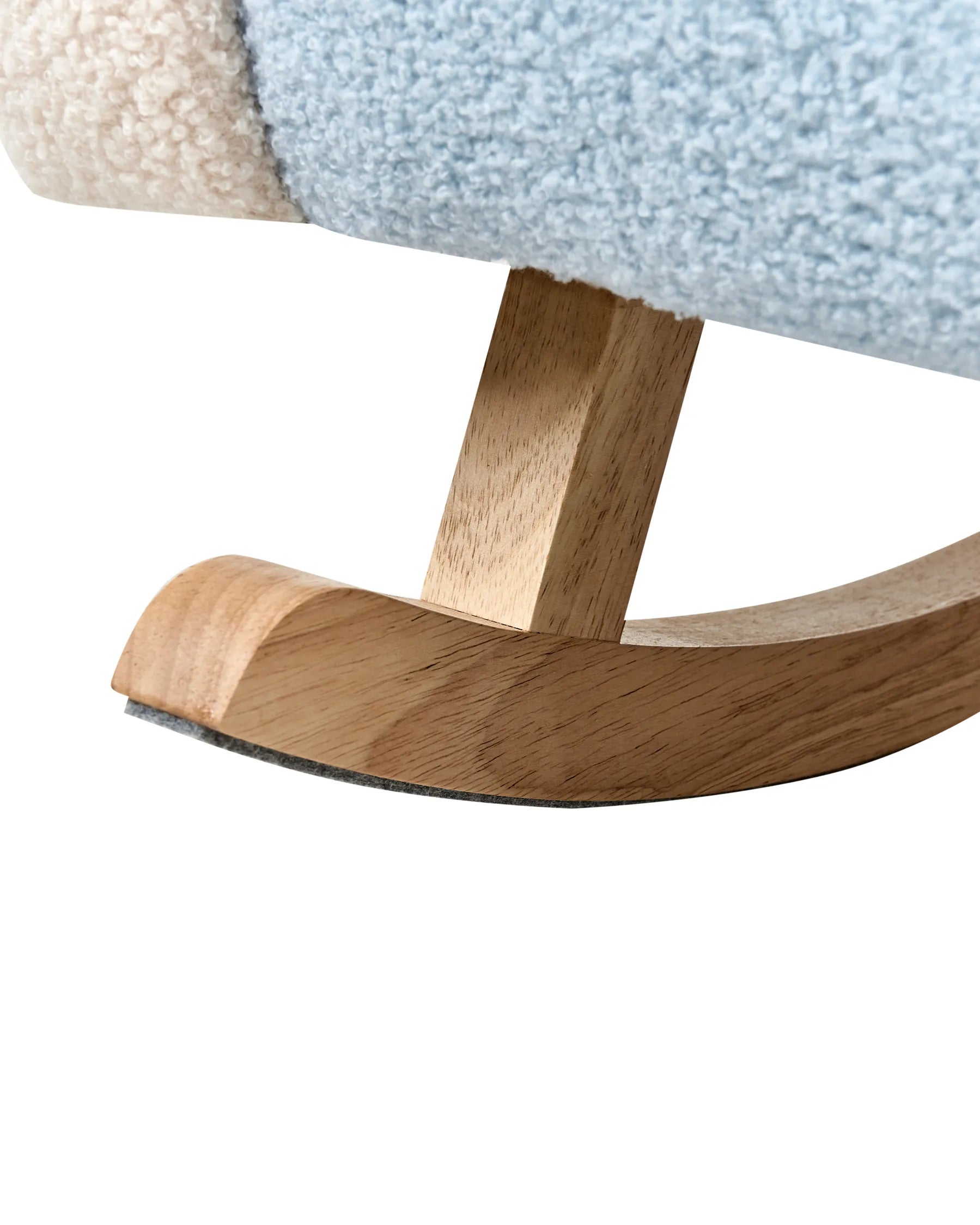 Kids Rocking Chair Cloud SKARE Boucle Light Blue
