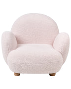 Kids Armchair HEM Boucle Pastel Pink