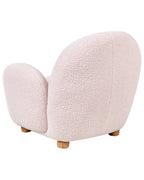 Kids Armchair HEM Boucle Pastel Pink