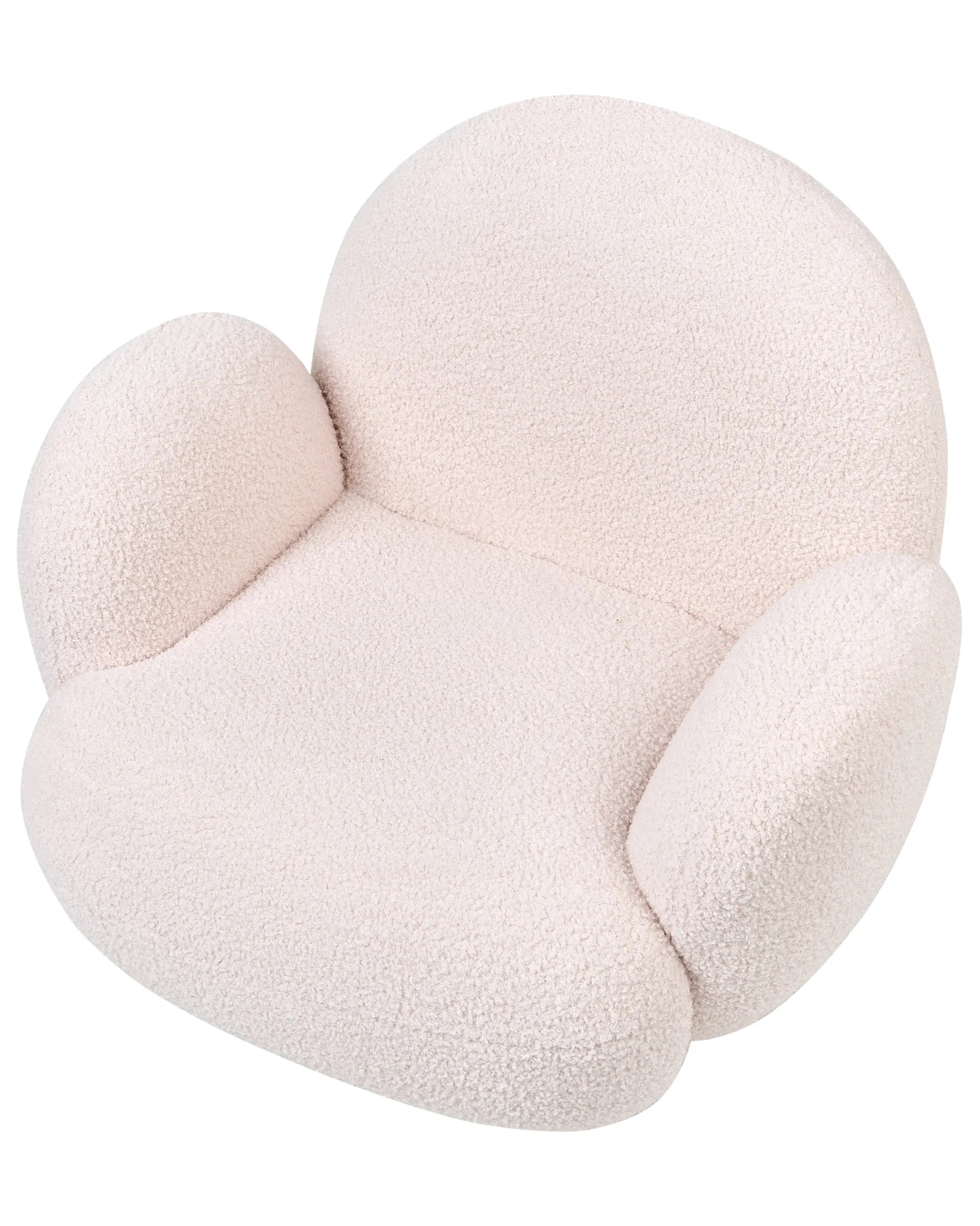 Kids Armchair HEM Boucle Pastel Pink