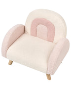 Kids Armchair Rainbow OMBO Boucle Pastel Pink