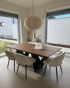 Dining Table SINTRA Dark Brown 200 cm 100 cm