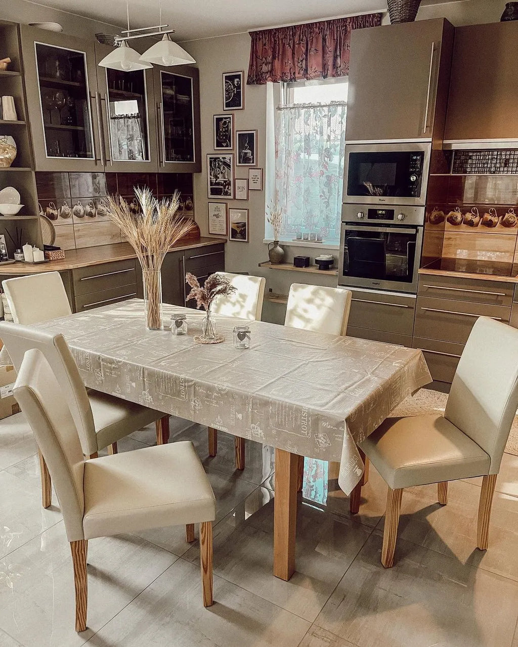 Set of 2 Dining Chairs BROADWAY Faux Leather Beige