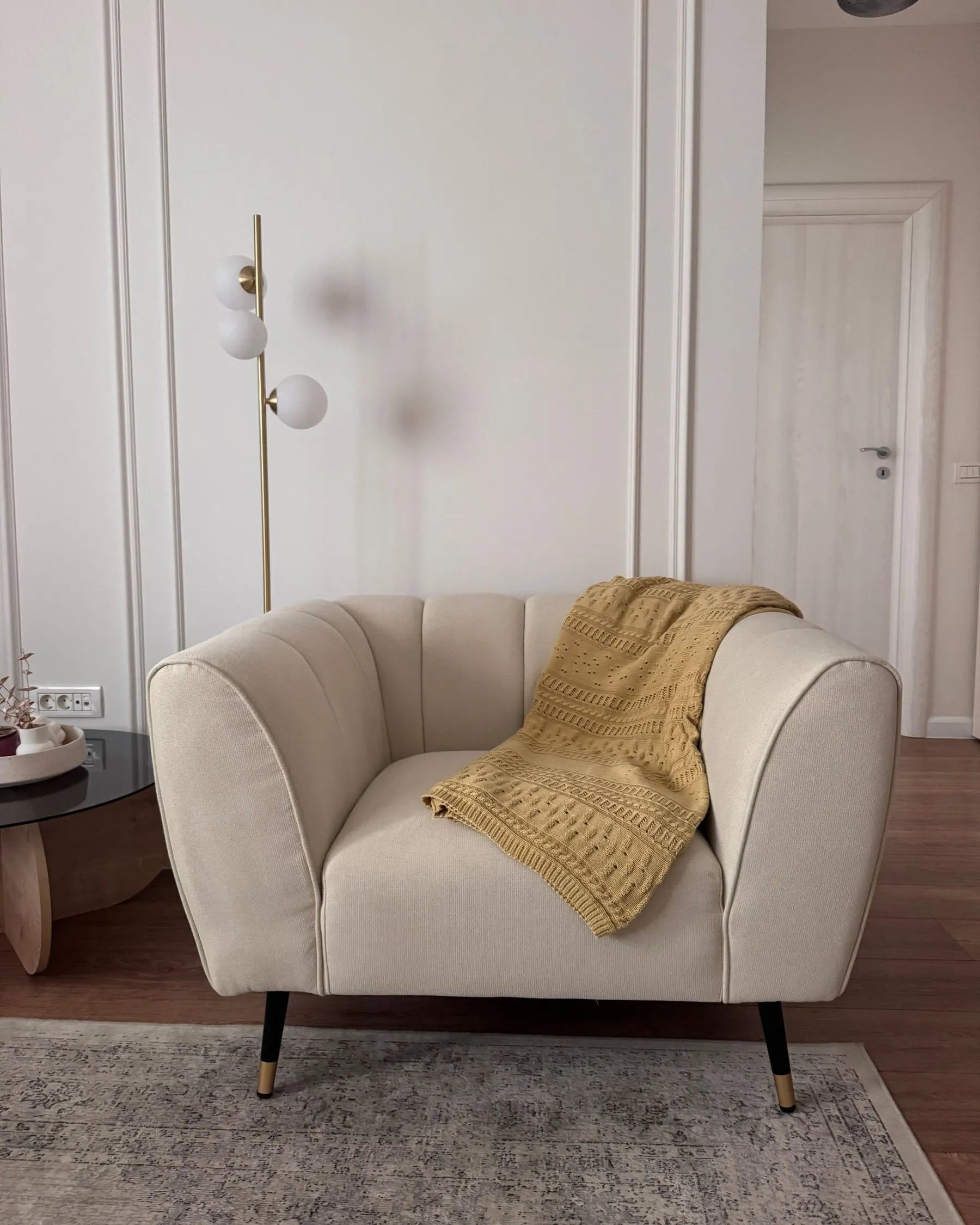 Armchair ORSTA Fabric Light Beige